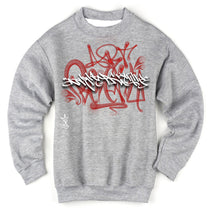 Load image into Gallery viewer, Art Society x Retro Kings x SLISKY CREW SWEATER GREY