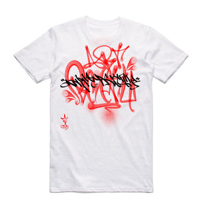 Art Society x Retro Kings x SLISKY TEE SHIRT WHITE