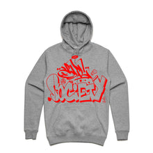 Load image into Gallery viewer, Art Society x Retro Kings x SLISKY GRAFFITI HOODIE GREY