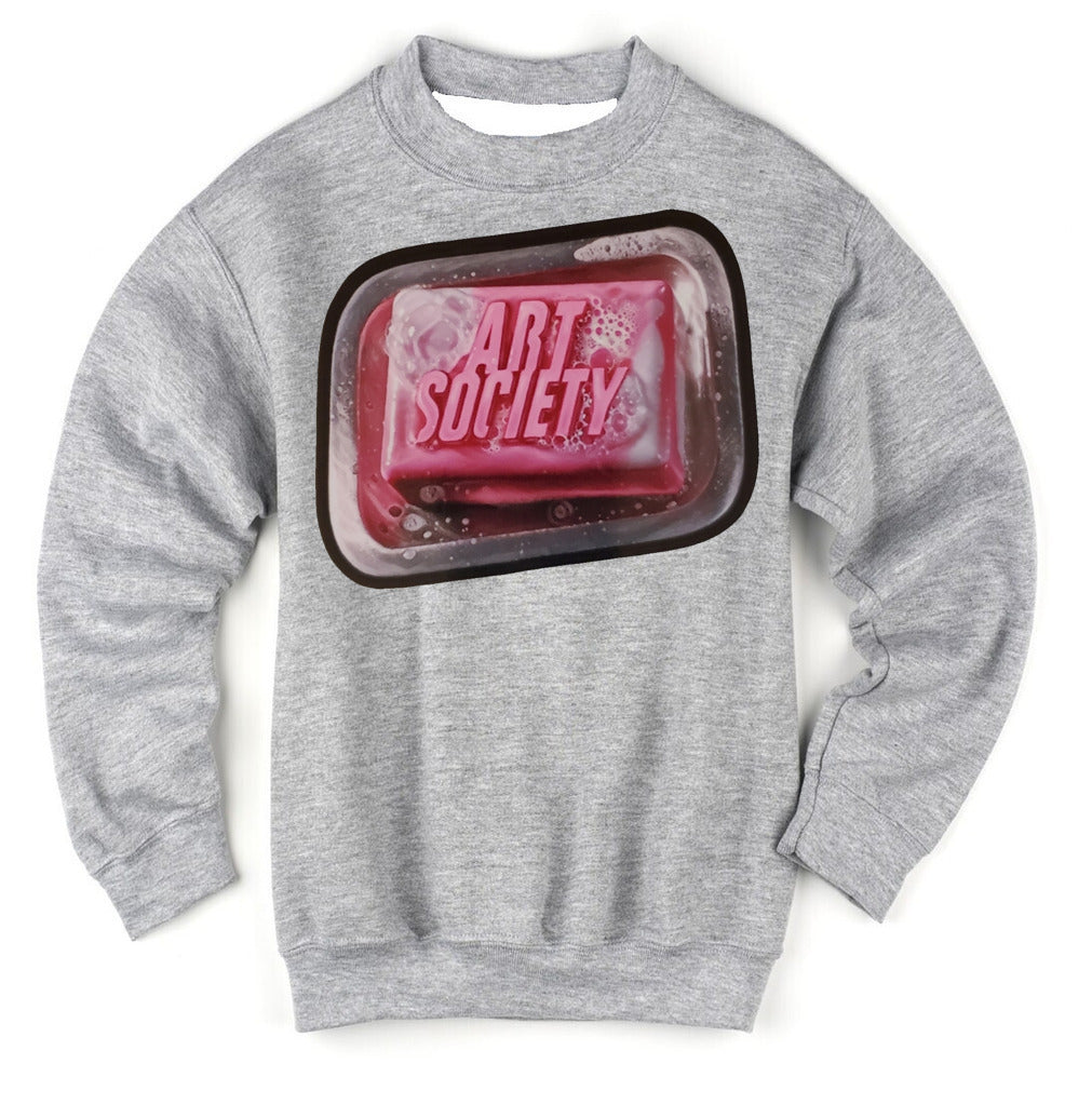 Art Society x Retro Kings FIGHT CLUB MASHUP CREW SWEATER GREY