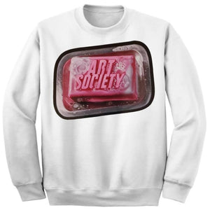 Art Society x Retro Kings FIGHT CLUB MASHUP CREW SWEATER WHITE