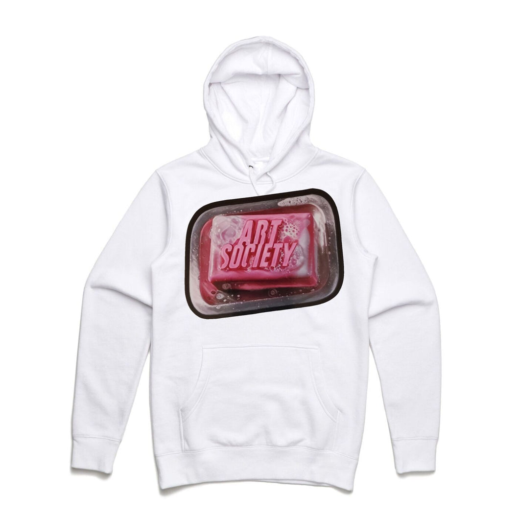 Art Society x Retro Kings FIGHT CLUB MASHUP HOODIE WHITE