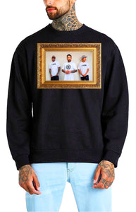 Art Society x Retro Kings SQUAD CREW SWEATER BLACK