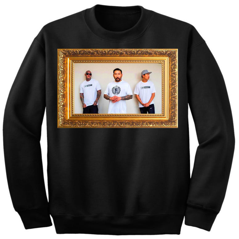 Art Society x Retro Kings SQUAD CREW SWEATER BLACK