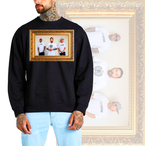 Art Society x Retro Kings SQUAD CREW SWEATER BLACK