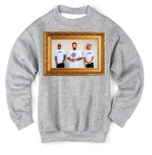 Load image into Gallery viewer, Art Society x Retro Kings SQUAD CREW SWEATER GREY