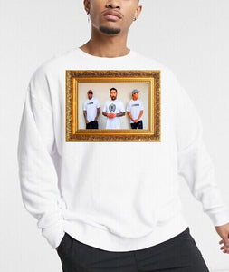 Art Society x Retro Kings SQUAD CREW SWEATER WHITE