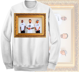 Art Society x Retro Kings SQUAD CREW SWEATER WHITE