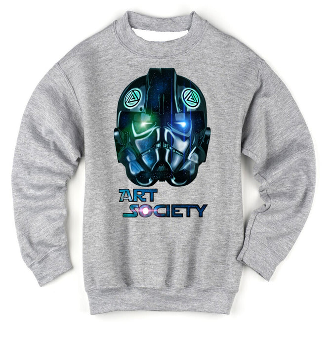 Art Society x Retro Kings STORMTROOPER CREW SWEATER GREY