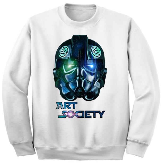 Art Society x Retro Kings STORMTROOPER CREW SWEATER WHITE