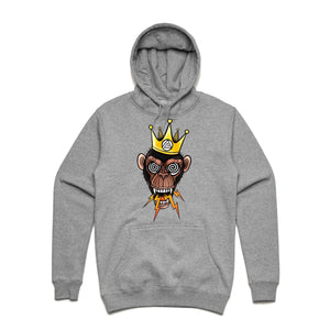 Art Society x Retro Kings THE MAD KING HOODIE GREY
