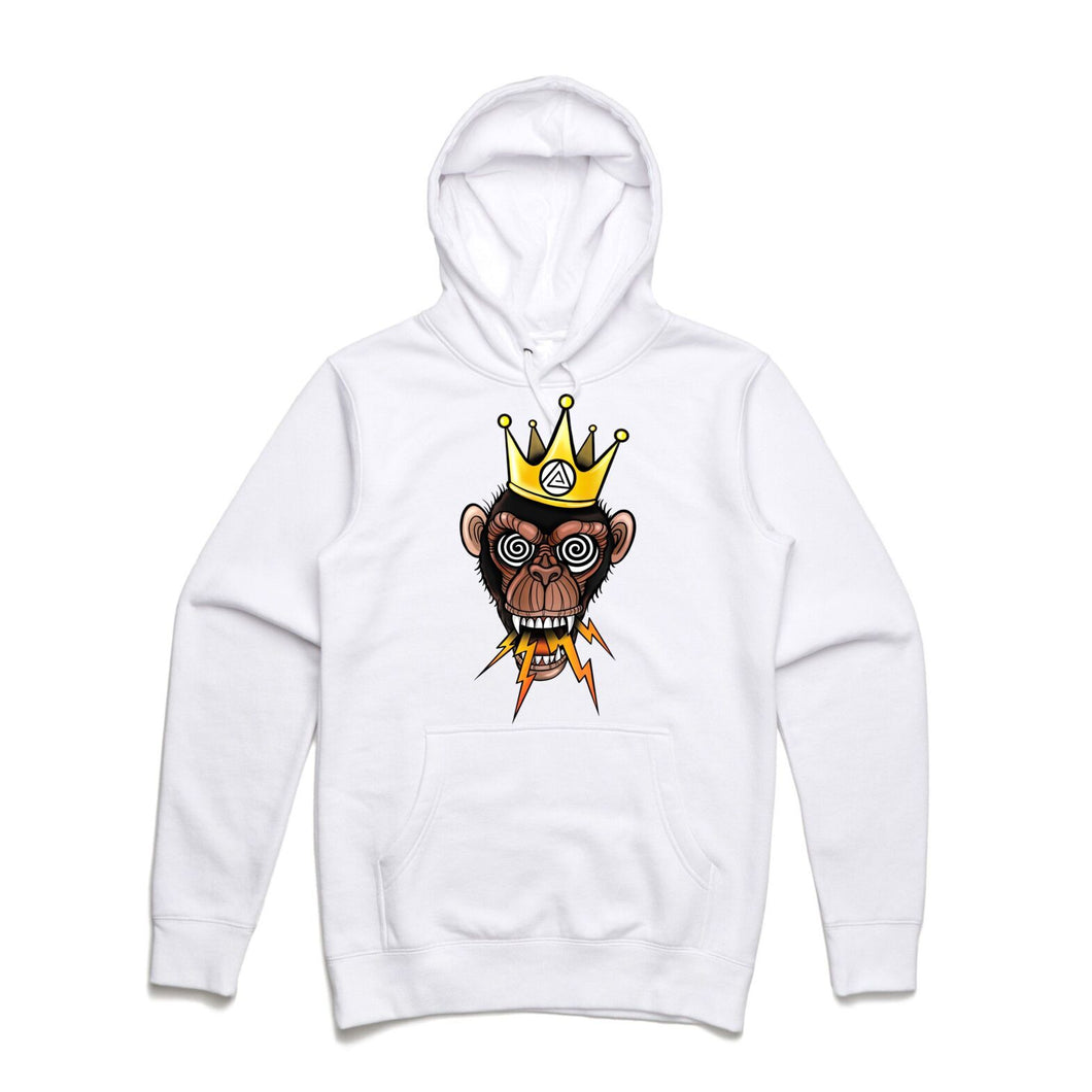 Art Society x Retro Kings THE MAD KING HOODIE WHITE