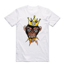 Load image into Gallery viewer, Art Society x Retro Kings THE MAD KING TEE SHIRT WHITE