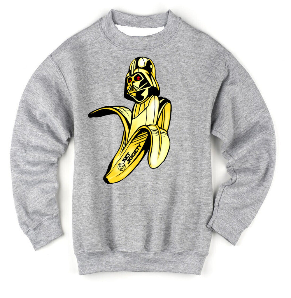 Art Society x Retro Kings VADER BANANA CREW SWEATER GREY