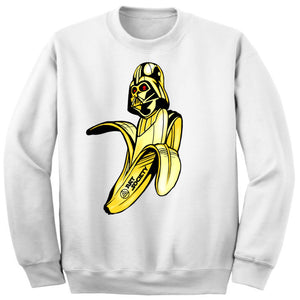 Art Society x Retro Kings VADER BANANA CREW SWEATER WHITE