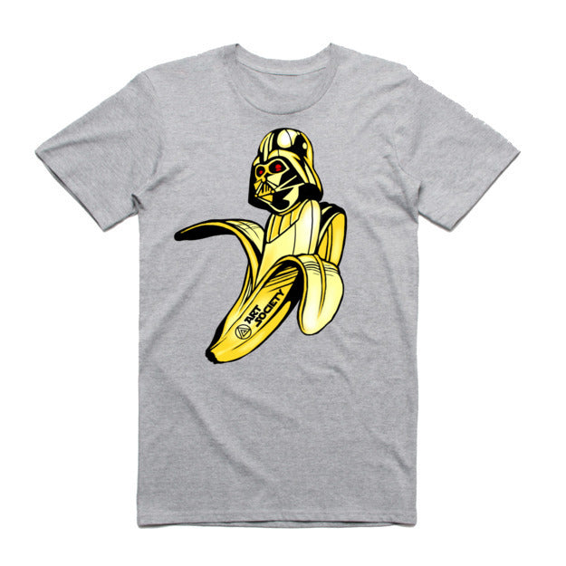 Art Society x Retro Kings VADER BANANA TEE SHIRT GREY