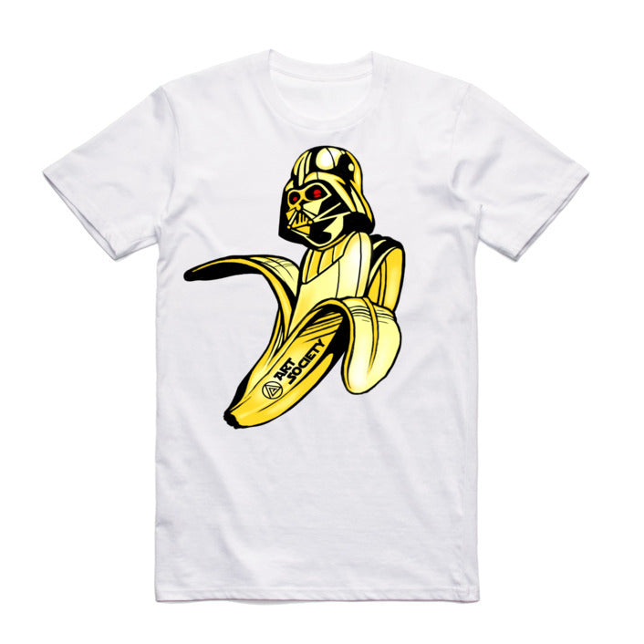 Art Society x Retro Kings VADER BANANA TEE SHIRT WHITE