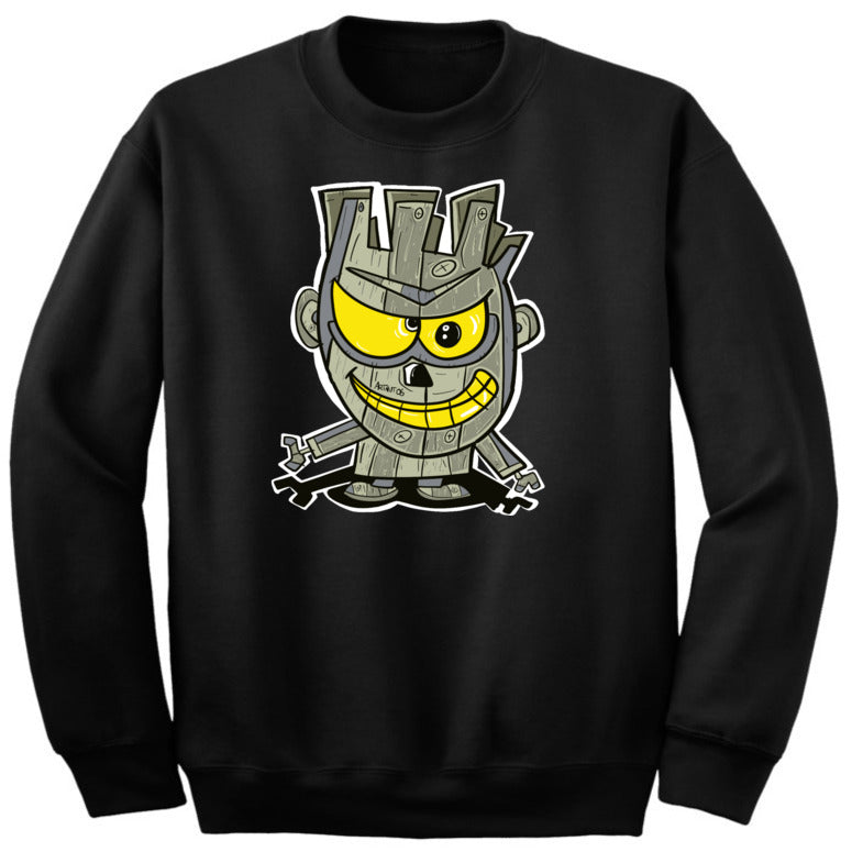 Art Society x Retro Kings ARTNUT CREW SWEATER BLACK