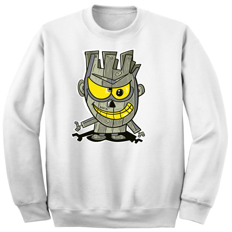 Art Society x Retro Kings ARTNUT CREW SWEATER WHITE