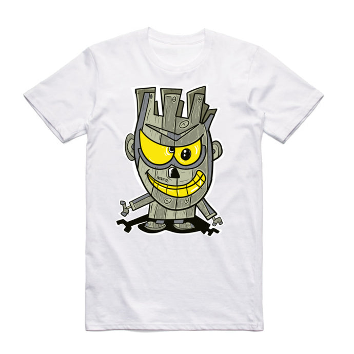 Art Society x Retro Kings ARTNUT TEE SHIRT WHITE