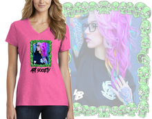 Load image into Gallery viewer, Art Society BAILEY SHOW VOL. 1 WOMENS V-NECK TEE PINK