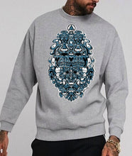Load image into Gallery viewer, Art Society BDSKULLZ 2.0 CREW SWEATER GREY