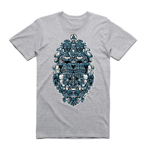 Art Society x Retro Kings BDSKULLZ 2.0 TEE SHIRT GREY