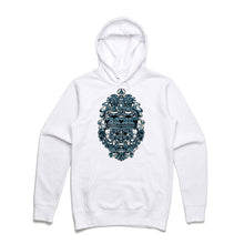 Load image into Gallery viewer, Art Society BDSKULLZ 2.0 HOODIE WHITE