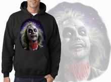 Load image into Gallery viewer, Art Society x Retro Kings BEETLEJUICE HOODIE BLACK