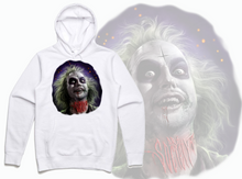 Load image into Gallery viewer, Art Society x Retro Kings BEETLEJUICE HOODIE WHITE