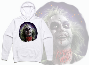 Art Society x Retro Kings BEETLEJUICE HOODIE WHITE