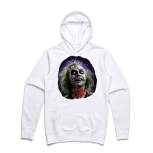 Load image into Gallery viewer, Art Society x Retro Kings BEETLEJUICE HOODIE WHITE