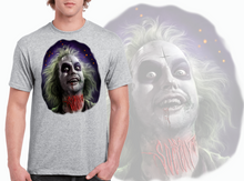 Load image into Gallery viewer, Art Society x Retro Kings BEETLEJUICE TEE SHIRT GREY