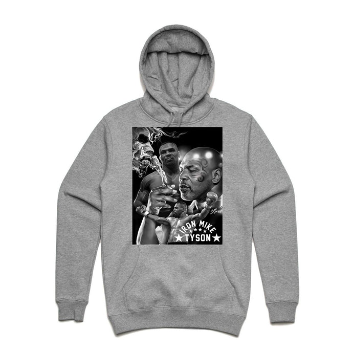 Art Society x Retro Kings BOXALL IRON MIKE HOODIE GREY