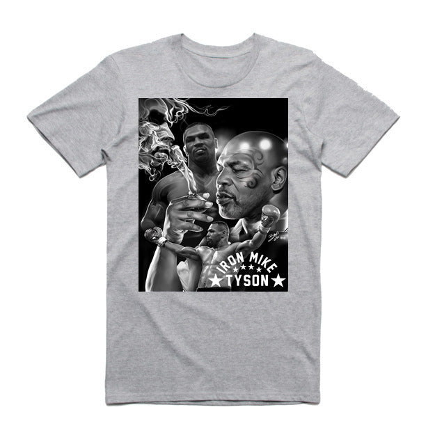 Art Society x Retro Kings BOXALL IRON MIKE TEE SHIRT GREY