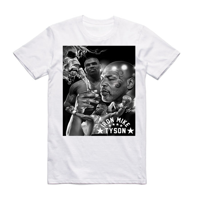 Art Society x Retro Kings BOXALL IRON MIKE TEE SHIRT WHITE