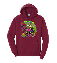 Load image into Gallery viewer, Art Society GNARLY MONSTER HOODIE CARDINAL RED
