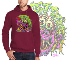 Load image into Gallery viewer, Art Society GNARLY MONSTER HOODIE CARDINAL RED