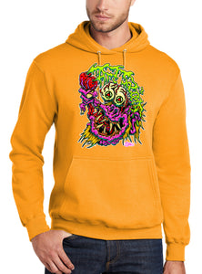 Art Society GNARLY MONSTER HOODIE GOLD