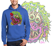 Load image into Gallery viewer, Art Society GNARLY MONSTER HOODIE ROYAL BLUE