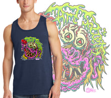 Load image into Gallery viewer, Art Society GNARLY MONSTER TANK TOP NAVY BLUE