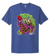 Load image into Gallery viewer, Art Society GNARLY MONSTER TEE SHIRT ROYAL BLUE