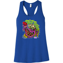 Load image into Gallery viewer, Art Society GNARLY MONSTER WOMENS TANK TOP ROYAL BLUE