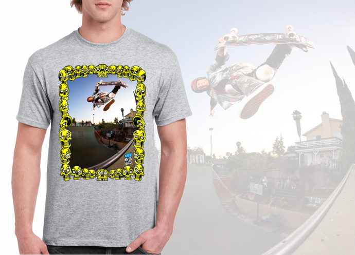 Art Society LEGENDS OF SKATE VOL. 1 HOSOI TEE SHIRT GREY