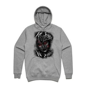 Art Society x Retro Kings x ATTARD MASK HOODIE GREY