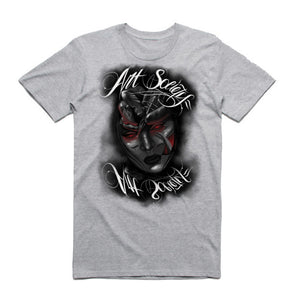 Art Society x Retro Kings x ATTARD MASK TEE SHIRT GREY