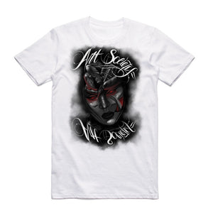 Art Society x Retro Kings x ATTARD MASK TEE SHIRT WHITE