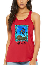 Load image into Gallery viewer, Art Society MANNYS YARD WOMENS TANK TOP RED