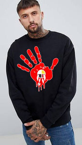 Art Society MMIW AWARENESS CREW SWEATER BLACK