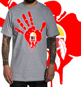 Art Society MMIW AWARENESS TEE SHIRT GREY